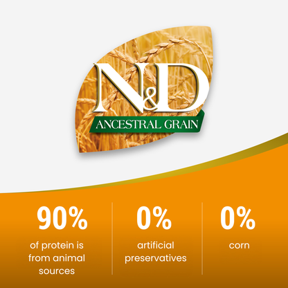 N&D ANC GRAIN DOG CP ADULT MED/MAXI SELECTION (12+3) 15 KG