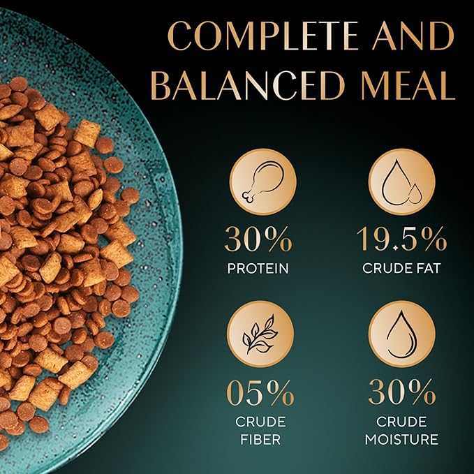 Sheba Kitten and Adult, Irresistible Dry Cat Food, Chicken Flavour, 1.5 kg, Contains 41 Essential Nutrients, Complete & Balanced Nutrition