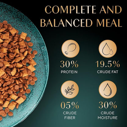 Sheba Kitten and Adult, Irresistible Dry Cat Food, Chicken Flavour, 1.5 kg, Contains 41 Essential Nutrients, Complete & Balanced Nutrition