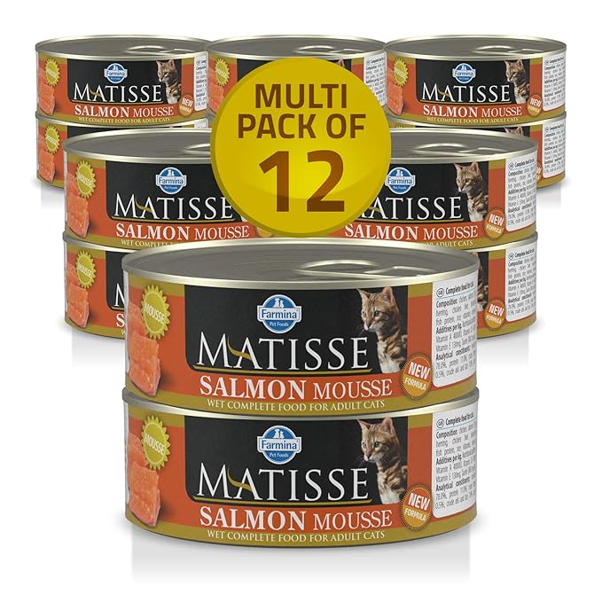 MATISSE CAT MOUSSE SALMON 12 X 85 GMS
