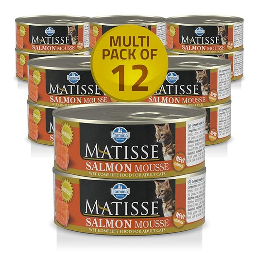 MATISSE CAT MOUSSE SALMON 12 X 85 GMS