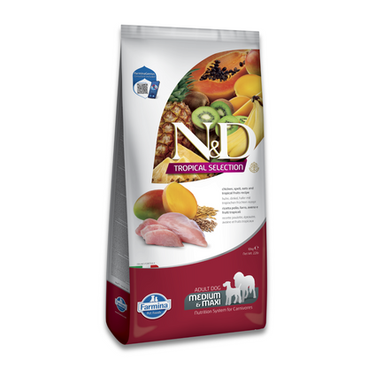 N&D TROPICAL DOG CHICKEN ADULT MED/MAX