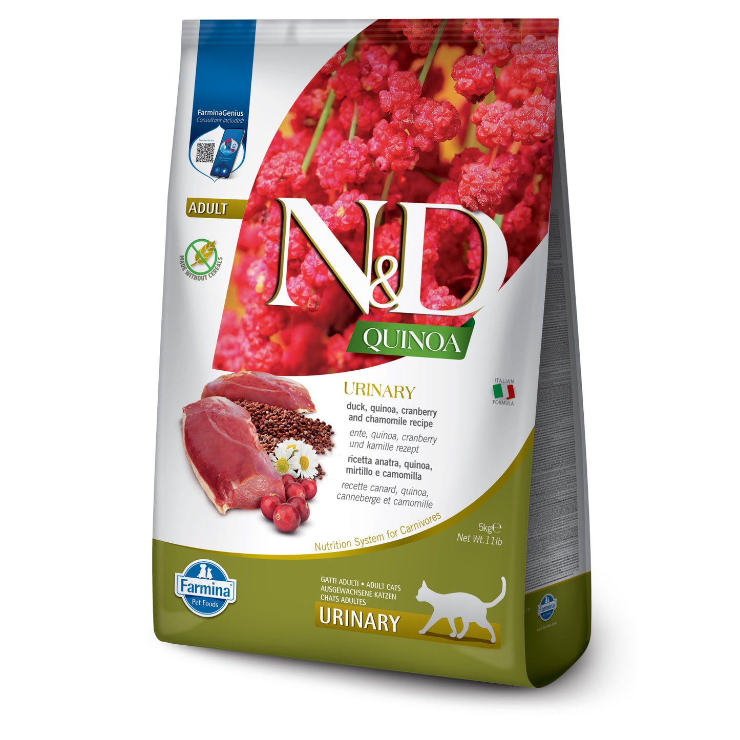 N&D QUINOA CAT URINARY DUCK ADULT