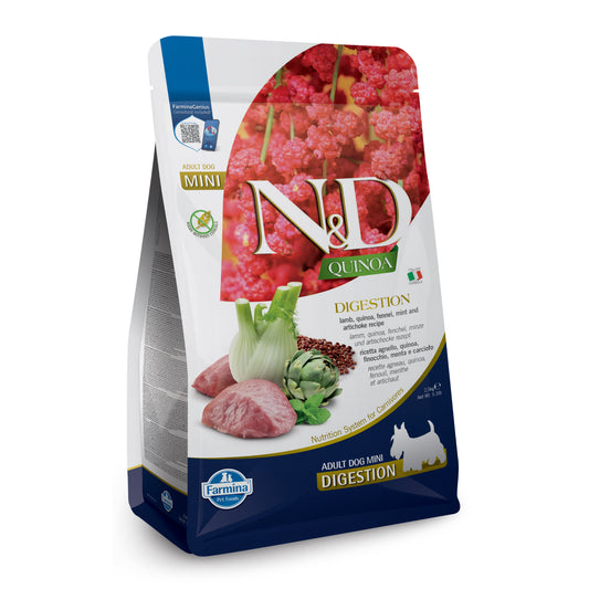 N&D QUINOA DOG DIGESTION LAMB ADULT MINI]