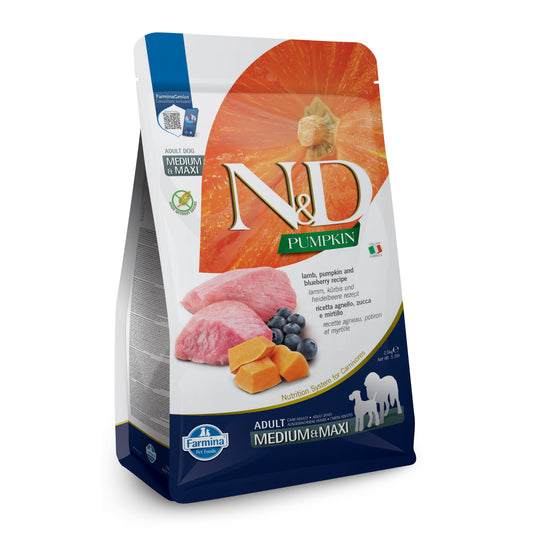 N&D PUMPKIN DOG LB & BB PUPPY MED/MAXI