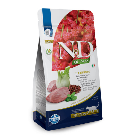 N&D QUINOA CAT DIGESTION LAMB ADULT 1.5 KG
