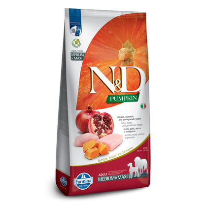 N&D PUMPKIN DOG CP ADULT MED/MAXI