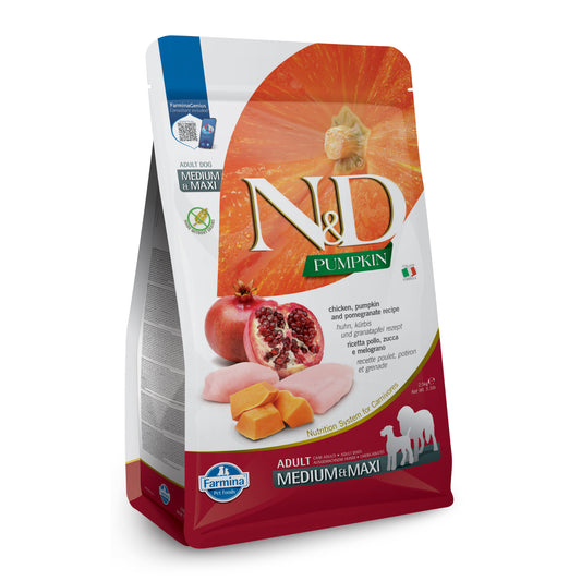 N&D PUMPKIN DOG CP ADULT MED/MAXI
