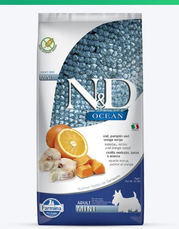 N&D OCEAN DOG PKN CODFISH & ORA ADULT MINI